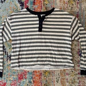 RVCA cropped long sleeve